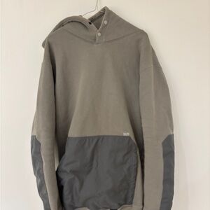 Men's Gray Hoodie Jacket